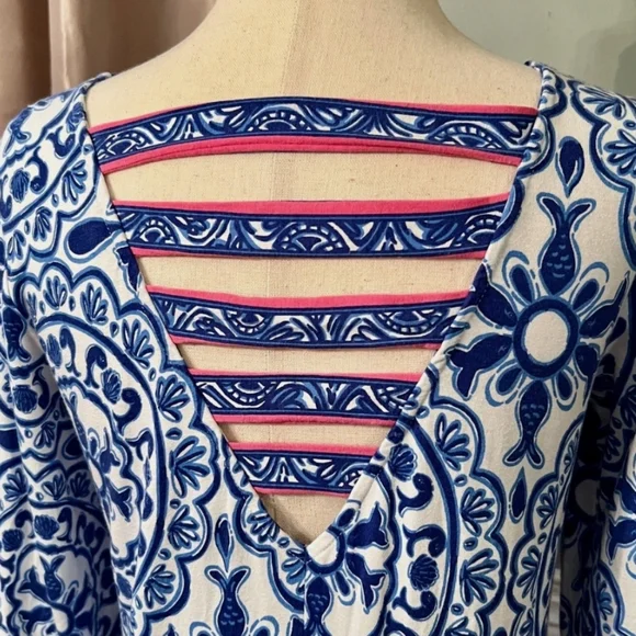 Lilly Pulitzer Ophelia Resort White Pooling Around Swing Dress - Picture 5 of 7